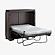 Sealy San Sebastian Espresso Twin Murphy Cabinet Bed by Night & Day Furniture