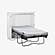 Sealy San Sebastian White Twin Murphy Cabinet Bed by Night & Day Furniture