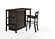 Siesta Chocolate Twin Desk Murphy Cabinet by Night & Day Furniture