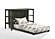 Siesta Stonewash Twin Desk Murphy Cabinet by Night & Day Furniture