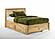 Solstice Natural Platform Bed by Night & Day Furniture