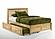 Solstice Natural Platform Bed by Night & Day Furniture