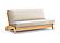 Futon Frame - Queen Size - Dillon Natural Wall Hugger by Strata Furniture