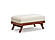 Folding Ottoman (Twin Chair Size) by Strata Furniture