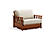 Folding Ottoman (Twin Chair Size) by Strata Furniture