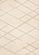 Sully Cream Beige Broken Lattice Design Rug by Kalora