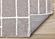 Sully Grey White Broken Lines Design Rug by Kalora