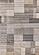 Swift White Grey Beige Striped Blocks Rug by Kalora