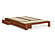 Japanese-Style Tall Tatami Solid Wood Platform Base - 6' x 9' by Prestige