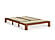 Japanese-Style Tall Tatami Solid Wood Platform Base - 6' x 9' by Prestige Furnishings