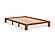 Japanese-Style Tall Tatami Solid Wood Platform Base - 6' x 9' by Prestige Furnishings