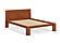 Japanese Tatami Bed Frame - Grooved Headboard by Prestige