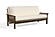 Futon Frame - Front-Closing Eco-Friendly Hardwood - Taurus Wenge by Comfort Pure
