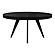 Parq 60in Round Dining Table Black by Moe's Home Collection