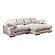 Plunge Sectional Cappuccino by Moe's Home Collection