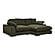 Plunge Sectional Green by Moe's Home Collection