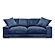 Plunge Sofa Navy by Moe's Home Collection