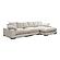 Plunge Large Sectional Cappuccino by Moe's Home Collection