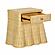 Pentra Natural Rattan Nightstand by TOV Furniture