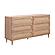 Carmen Cane 6 Drawer Dresser by TOV Furniture