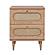Carmen Cane Nightstand by TOV Furniture