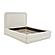 Briella Cream Velvet Bed in King by TOV Furniture