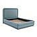 Briella Bluestone Velvet Bed in Queen by TOV Furniture