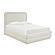 Briella Cream Velvet Bed in Full by TOV Furniture
