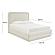 Briella Cream Velvet Bed in Full by TOV Furniture