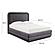 Briella Dark Gray Velvet Bed in Full by TOV Furniture
