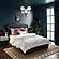 Briella Dark Gray Velvet Bed in Full by TOV Furniture
