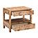 Brandyss Natural Burl Nightstand by TOV Furniture
