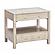 Brandyss White Burl Nightstand by TOV Furniture