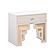Suzie Cream & Rattan Nightstand by TOV Furniture