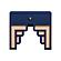 Suzie Navy & Rattan Nightstand by TOV Furniture