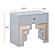 Suzie Pastel Blue & Rattan Nightstand by TOV Furniture