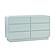 Sagura Blue 6-Drawer Dresser by TOV Furniture