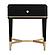 Julieta Black Nightstand by TOV Furniture
