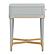 Julieta Grey Nightstand by TOV Furniture