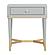 Julieta Grey Nightstand by TOV Furniture