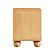 Grappa Natural Wood & Rattan Wavy Nightstand by TOV Furniture
