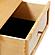 Grappa Natural Wood & Rattan Wavy Nightstand by TOV Furniture