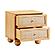 Grappa Natural Wood & Rattan Wavy Nightstand by TOV Furniture