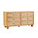 Grappa Natural Wood & Rattan Wavy Dresser by TOV Furniture