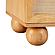 Grappa Natural Wood & Rattan Wavy Dresser by TOV Furniture