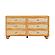 Grappa Natural Wood & Rattan Wavy Dresser by TOV Furniture