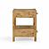 Brandyss Honey Burl Nightstand by TOV Furniture