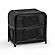 Tina Black Rattan Nightstand by TOV Furniture