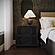Tina Black Rattan Nightstand by TOV Furniture