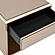Martha Taupe Mirrored Nightstand by TOV Furniture